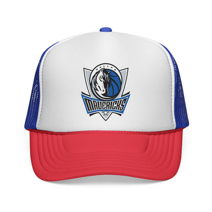 Dallas Mavericks Trucker Cap - Sporty Mesh Hat, Perfect for Game Day, NBA Fans, Gifts for Basketball Lovers, Summer Wear