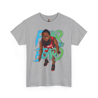 Adult Fear The Beard Harden Unisex Heavy Cotton Tee - Basketball Inspired Apparel