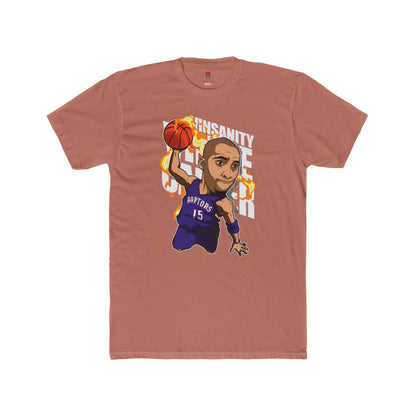 Adult Carter Vinsanity Retro Unisex Cotton Crew Tee - Perfect for Basketball Fans