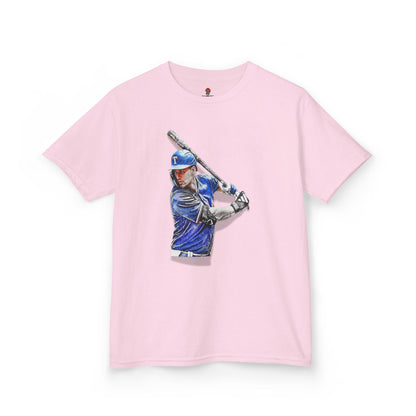 Kids Corey Seager Baseball Player Tee - Perfect for Sports Fanatics, Birthday Gifts, Team Spirit Wear, Summer Outfits, Youth Sports Apparel