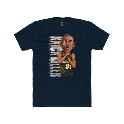 Adult Knick Killer Reggie Retro Unisex Cotton Crew Tee - Perfect for Basketball Fans