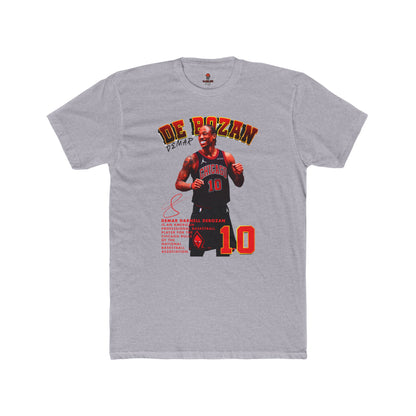 Adult Derozan Basketball Graphic Tee, Unisex Cotton Crew Shirt, Sports Fan Gift, Athletes Apparel, Retro Sportswear, Game Day Top