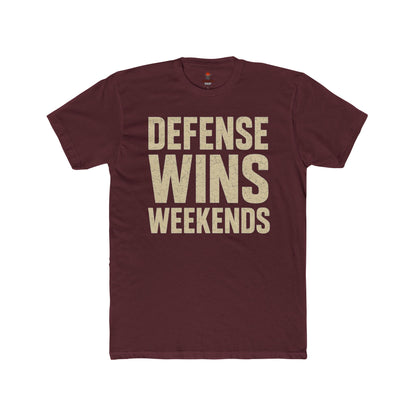 Adult Defense Wins College Apparel Shirt Crew Tee
