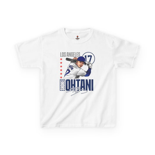 Kids Sports S. Ohtani Tee, Baseball Shirt, Kids Graphic Tee, Sports Fan Gift, Team Spirit Apparel, Sports Birthday Party