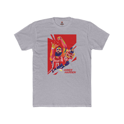 Adult Harden Graphic Tee, Trendy Cotton Crew T-Shirt, Statement Tee, Gift for Fans, Sports Apparel
