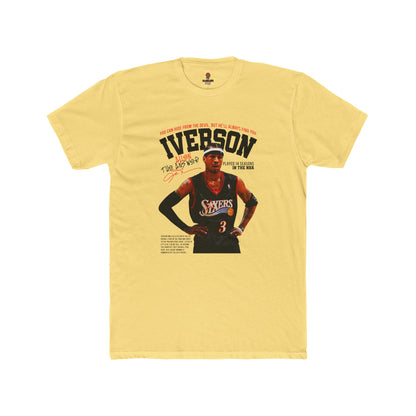 Adult Allen Iverson Unisex Cotton Crew Tee, Basketball Fan Gift, Sports Apparel, Casual Wear, Unisex T-Shirt