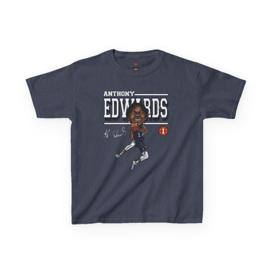 Kids Sporty Graphic Tee, Basketball Fan Shirt, Anthony Edwards Tee, Kids Casual Wear, Sports Gift, Youth T-Shirt