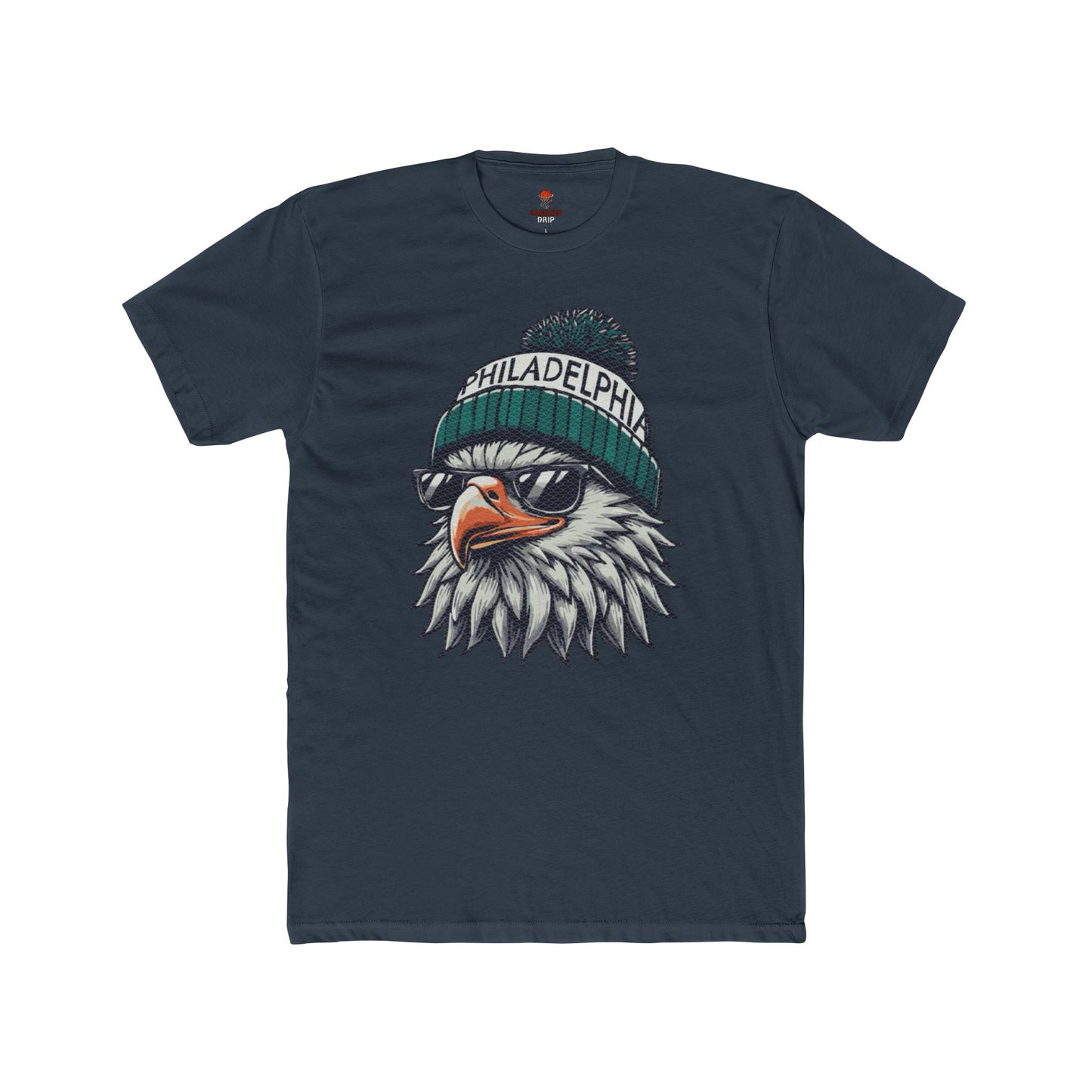 Adult Crew Tee Eagles Cap Graphic T-Shirt