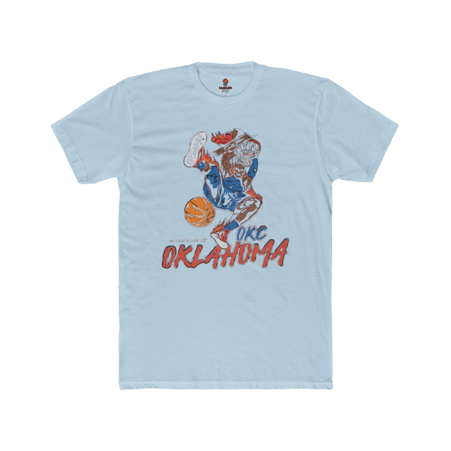 Adult Oklahoma Die Hard Slam Thunder Graphic Tee