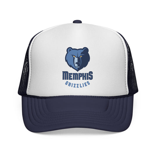 Memphis Grizzlies Trucker Cap - Sporty Mesh Hat, Perfect for Game Day, NBA Fans, Gifts for Basketball Lovers, Summer Wear
