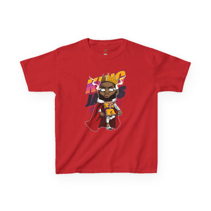 Kids King James Graphic Tee - Perfect Gift for Young Fans!