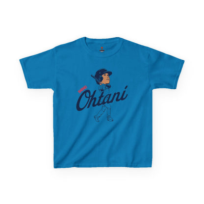 Kids Baseball Ohtani Sports Tee - Fun Baseball Shirt for Kids, Ohtani Graphic Tee, Birthday Gift, Baseball Fan Apparel, Summer Playwear