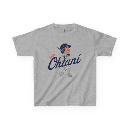 Kids Baseball Ohtani Sports Tee - Fun Baseball Shirt for Kids, Ohtani Graphic Tee, Birthday Gift, Baseball Fan Apparel, Summer Playwear