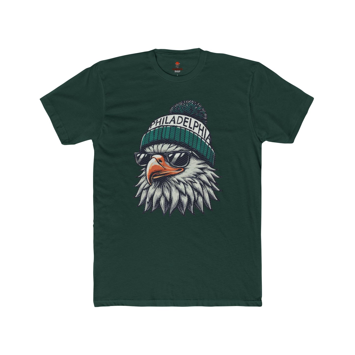 Adult Crew Tee Eagles Cap Graphic T-Shirt