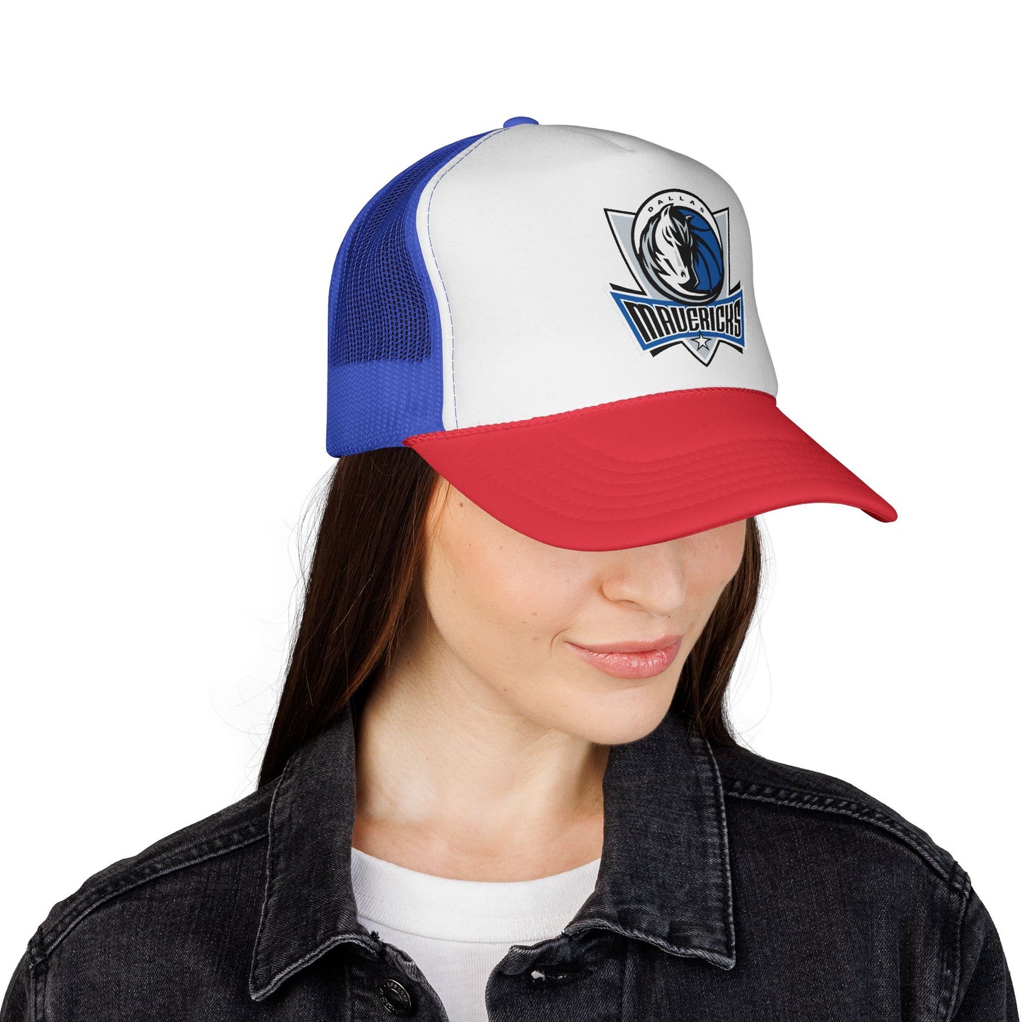 Dallas Mavericks Trucker Cap - Sporty Mesh Hat, Perfect for Game Day, NBA Fans, Gifts for Basketball Lovers, Summer Wear
