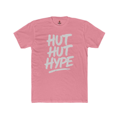 Adult Graphic Tee - Hut Hut Hype Unisex Cotton Crew Tee