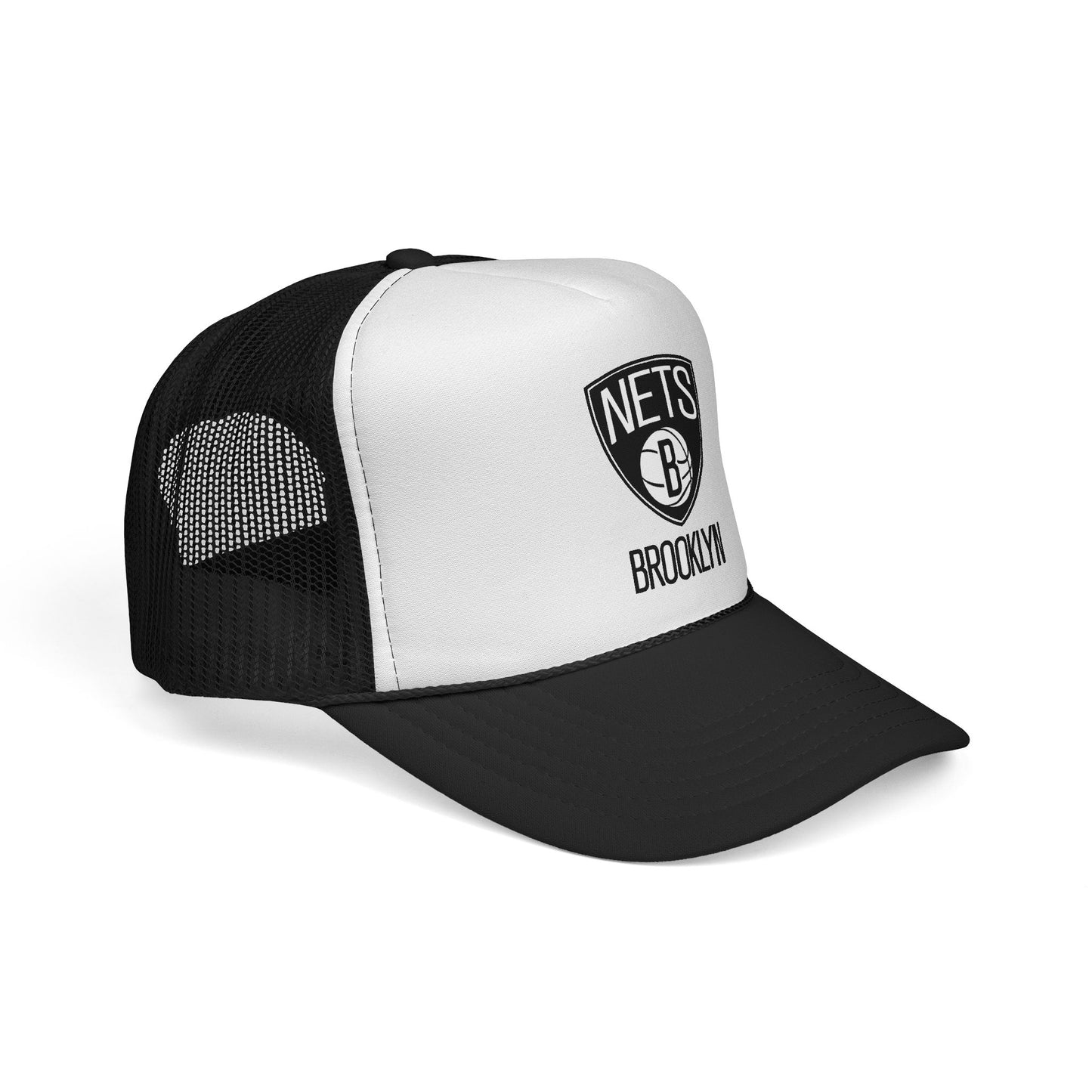 Brooklyn Nets Trucker Cap - Sporty Mesh Hat, Perfect for Game Day, NBA Fans, Gifts for Basketball Lovers, Summer Wear