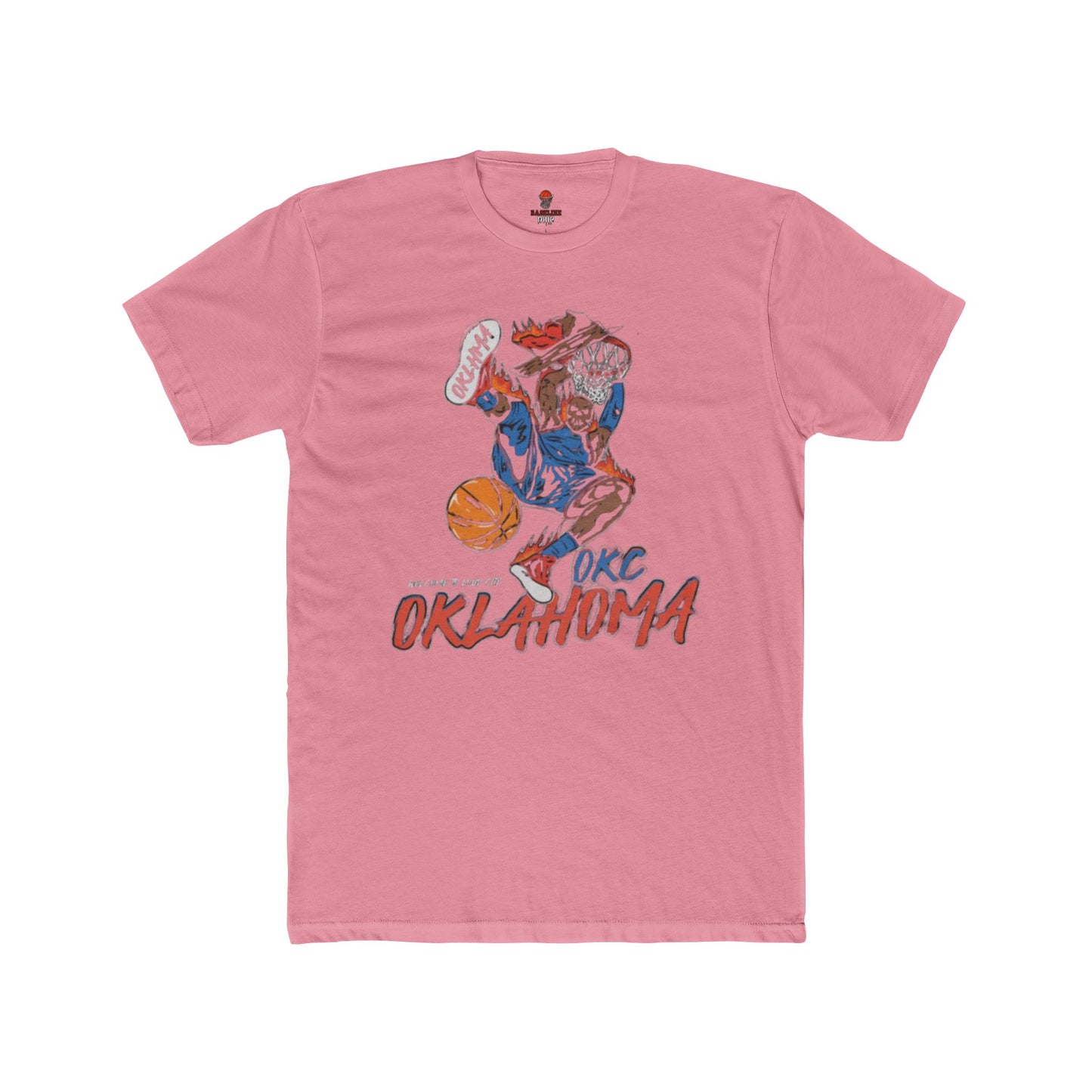 Adult Oklahoma Die Hard Slam Thunder Graphic Tee