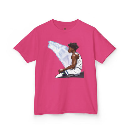 Kids Cool Graphic Anthony Edwards Tee - Trendy Youth T-Shirt, Perfect for Playdates, Birthdays, Casual Outings, Sports Events, Gift for Little Ones