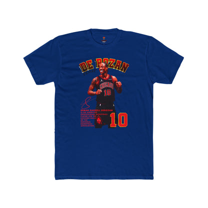Adult Derozan Basketball Graphic Tee, Unisex Cotton Crew Shirt, Sports Fan Gift, Athletes Apparel, Retro Sportswear, Game Day Top