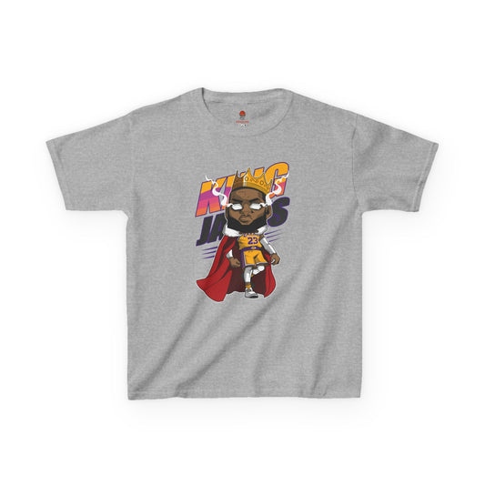 Kids King James Graphic Tee - Perfect Gift for Young Fans!