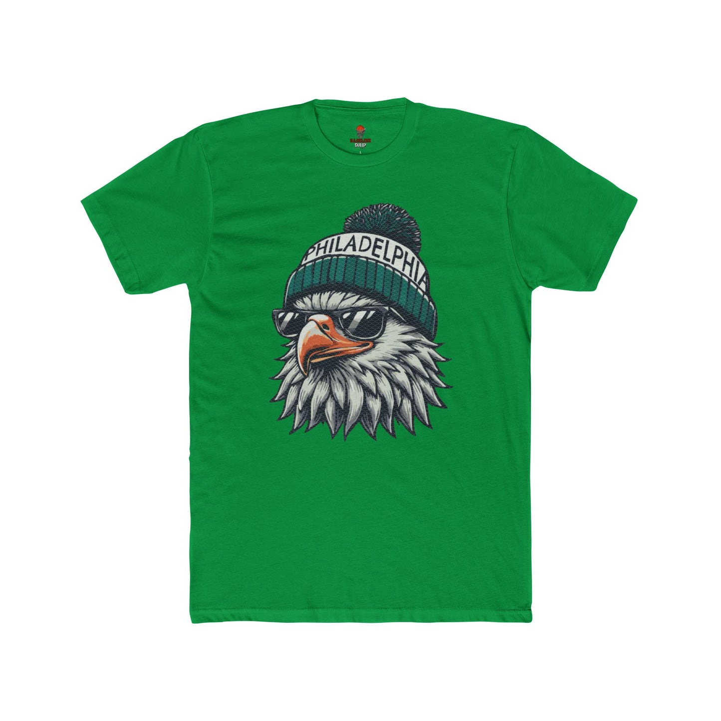 Adult Crew Tee Eagles Cap Graphic T-Shirt