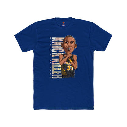 Adult Knick Killer Reggie Retro Unisex Cotton Crew Tee - Perfect for Basketball Fans