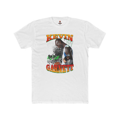 Adult Unisex Cotton Crew Tee with Kevin Garnett Graphic, Sports Shirt, Fan Gear, Gift for Basketball Lovers