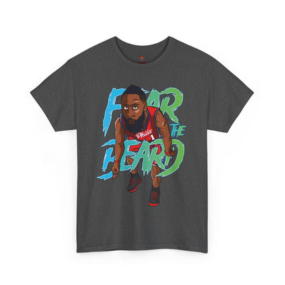 Adult Fear The Beard Harden Unisex Heavy Cotton Tee - Basketball Inspired Apparel