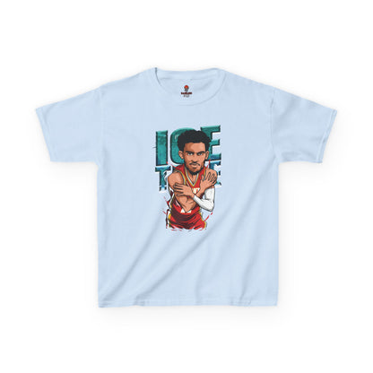 Kids Basketball Tee - Ice Time Unisex Cotton Crew