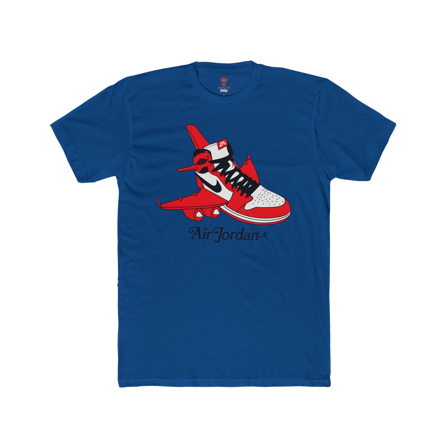 Adult MJ Air Flight Unisex Cotton Crew Tee - Perfect for Basketball Fans