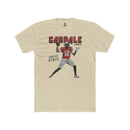 Adult Ohio State Football Tee - Cardale Jones Unisex Crew Shirt, Sports Fan Gift, Game Day Apparel, College Football Merchandise