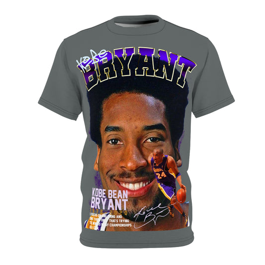 Adult Kobe Big Head Afro Tribute Unisex Tee, Sports Fan Apparel, Basketball Lover Gift, Memorial Merchandise, Graphic Tee