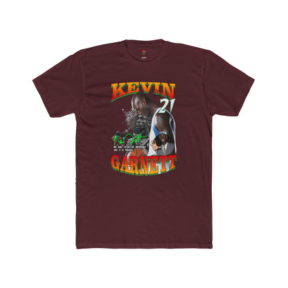 Adult Unisex Cotton Crew Tee with Kevin Garnett Graphic, Sports Shirt, Fan Gear, Gift for Basketball Lovers