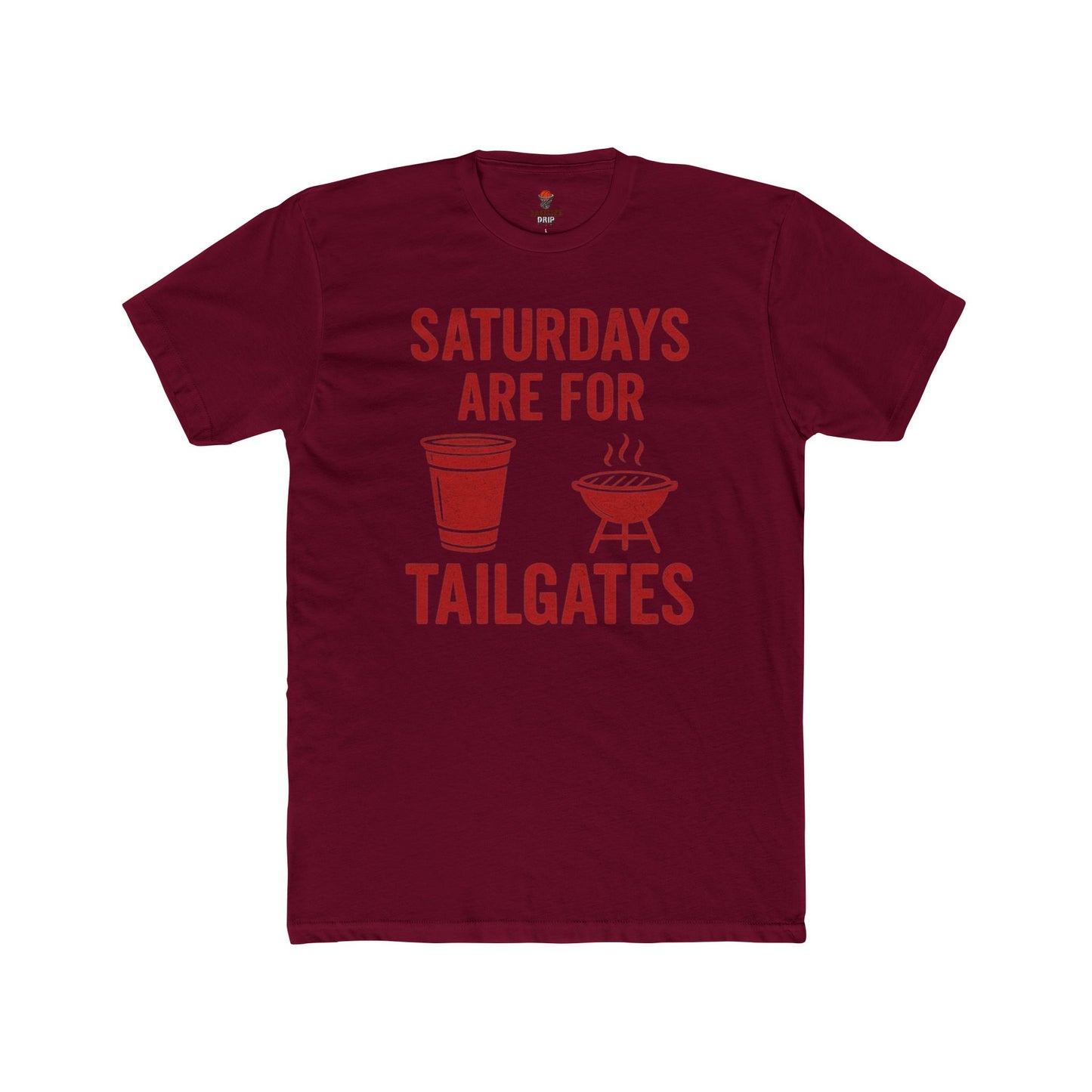 Adult Graphic Tee - Game Day Tailgate Unisex Cotton Crew Tee