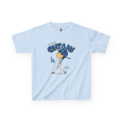 Kids Ohtani Homerun Baseball Tee, Youth Sports Shirt, Cool Graphic T-Shirt, Kids Gift for Sports Lovers, Gifts for Baseball Fans