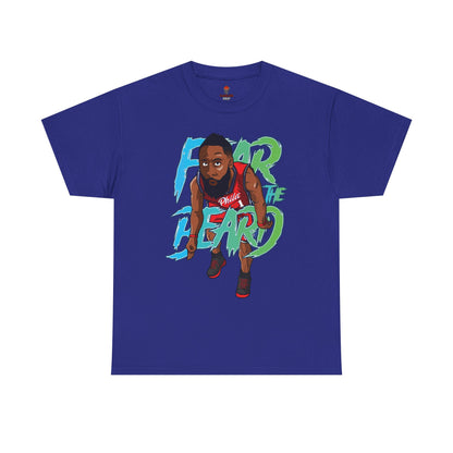 Adult Fear The Beard Harden Unisex Heavy Cotton Tee - Basketball Inspired Apparel