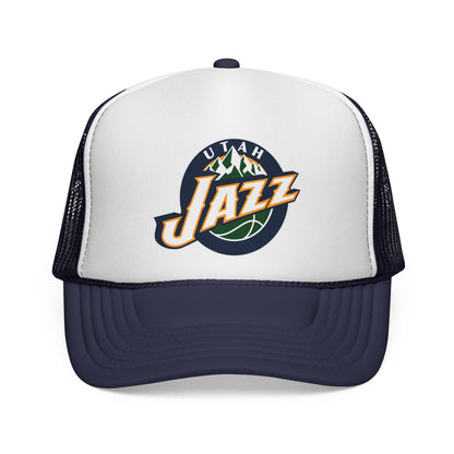 Utah Jazz Trucker Cap - Sporty Mesh Hat, Perfect for Game Day, NBA Fans, Gifts for Basketball Lovers, Summer Wear