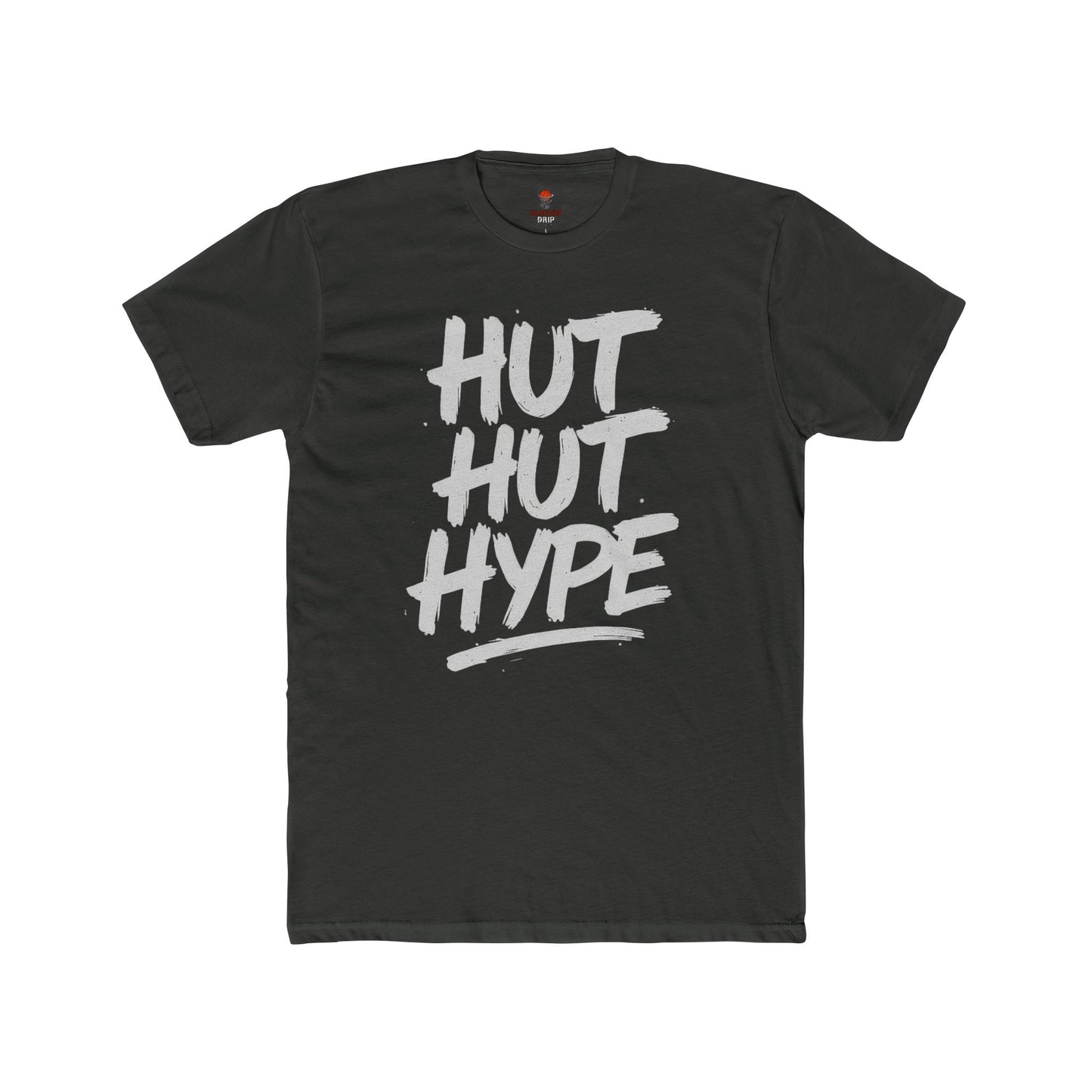 Adult Graphic Tee - Hut Hut Hype Unisex Cotton Crew Tee