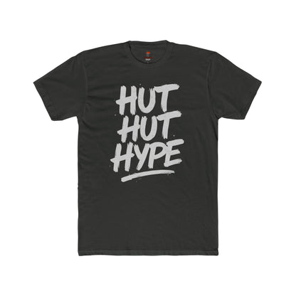 Adult Graphic Tee - Hut Hut Hype Unisex Cotton Crew Tee