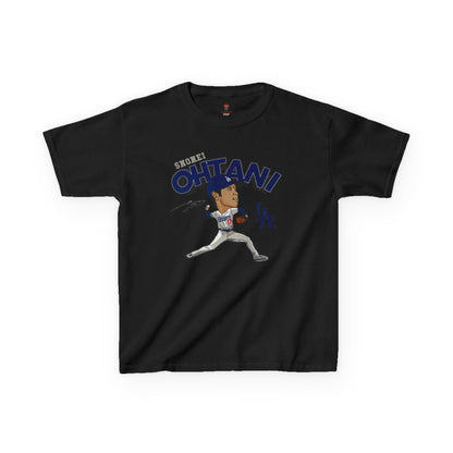 Kids Sports Shohei Tee, Youth Baseball Shirt, Kids Gift for Sports Fans, Playtime Apparel, Birthday Gift for Boys and Girls