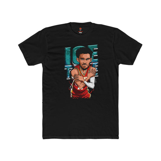 Adult Ice Time Unisex Cotton Crew Tee - Perfect for Basketball Fans