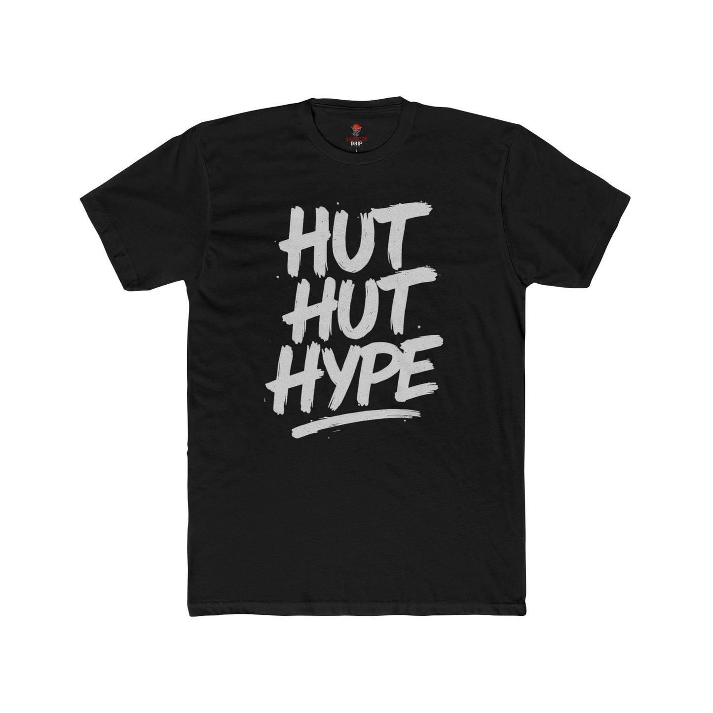 Adult Graphic Tee - Hut Hut Hype Unisex Cotton Crew Tee