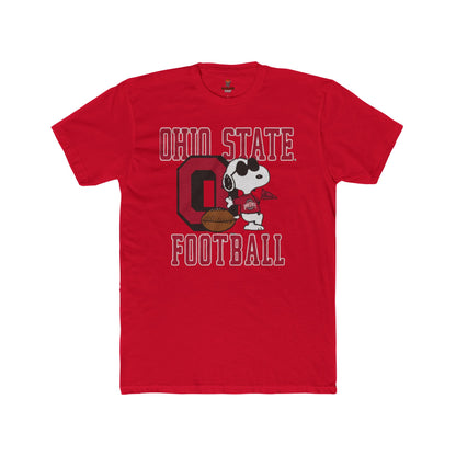 Adult Ohio State Football Unisex Cotton Crew Tee, Sports Fan Shirt, Game Day Apparel, College Football T-Shirt, Unique Gift for Buckeye Fans
