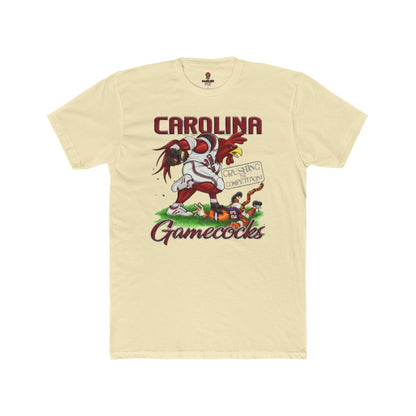 Adult Carolina Gamecocks Unisex Cotton Crew Tee, Sports Fan T-Shirt, College Apparel, Team Pride Shirt, Gift for Game Day, Casual Wear