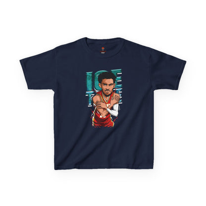 Kids Basketball Tee - Ice Time Unisex Cotton Crew