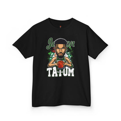 Kids Jason Tatum Anime Basketball Fan Unisex Heavy Cotton Tee