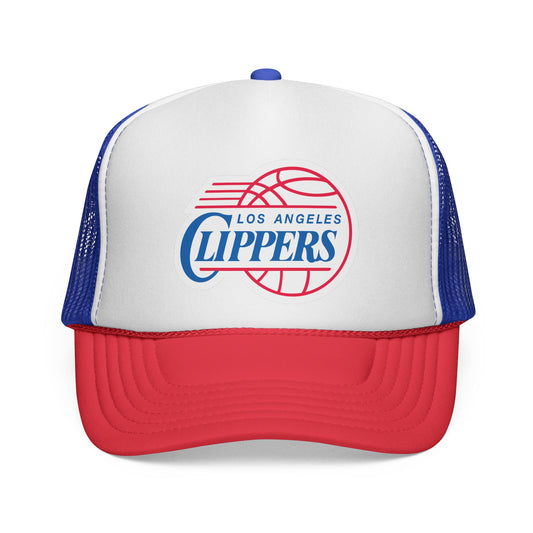 LA Clippers Trucker Cap - Sporty Mesh Hat, Perfect for Game Day, NBA Fans, Gifts for Basketball Lovers, Summer Wear