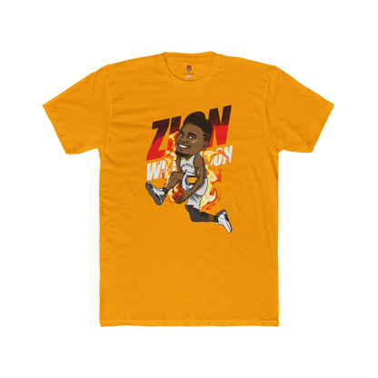 Adult Zion Will Unisex Cotton Crew Tee - Perfect for Basketball Fans