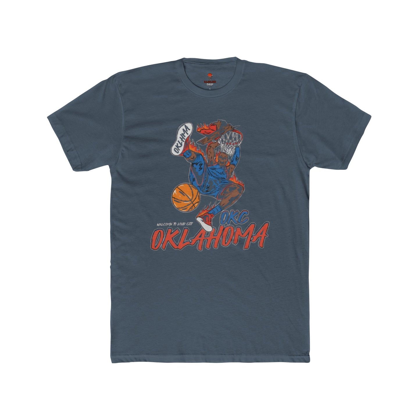 Adult Oklahoma Die Hard Slam Thunder Graphic Tee